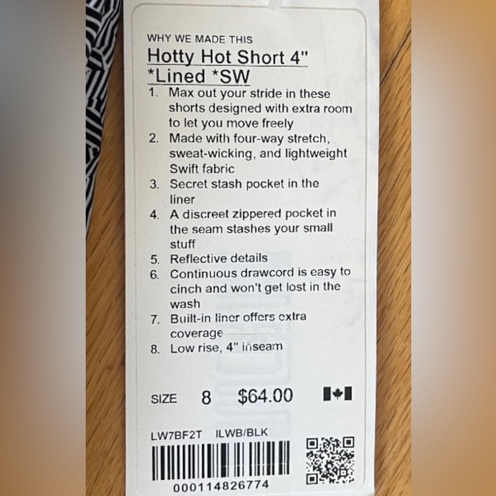 Lululemon Hotty Hot Running Shorts - Picture 6 of 8